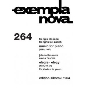 Frangis Ali-Sade  & Jelena Firssowa: Music For Piano - Elegie Für Klavier
