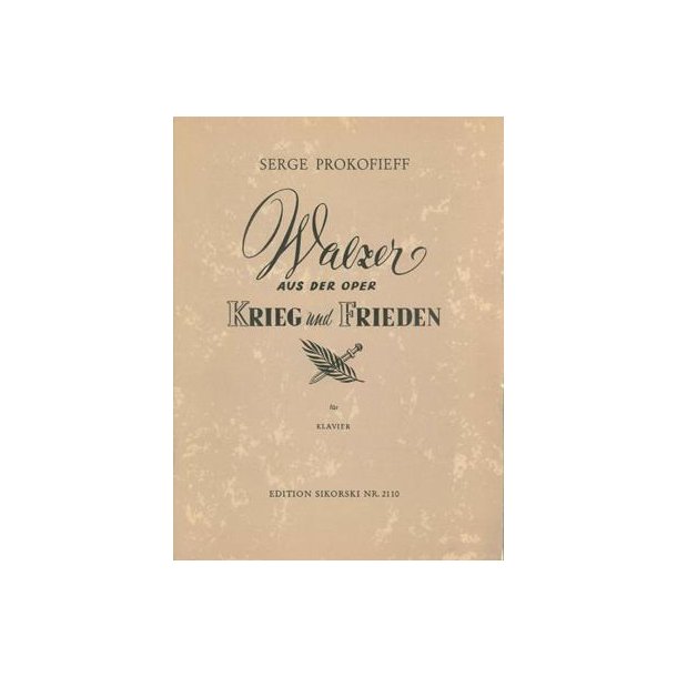 Sergej Prokofjew: Walzer Aus Der Oper "Krieg Und Frieden"