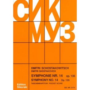 Shostakovitch,Dmitri: Symphony Op 135/14 - Score