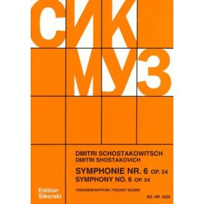 Shostakovitch,Dmitri: Symphony Op 54/6 - Score