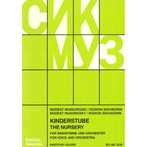 Mussorgsky, Modest: Kinderstube - Score