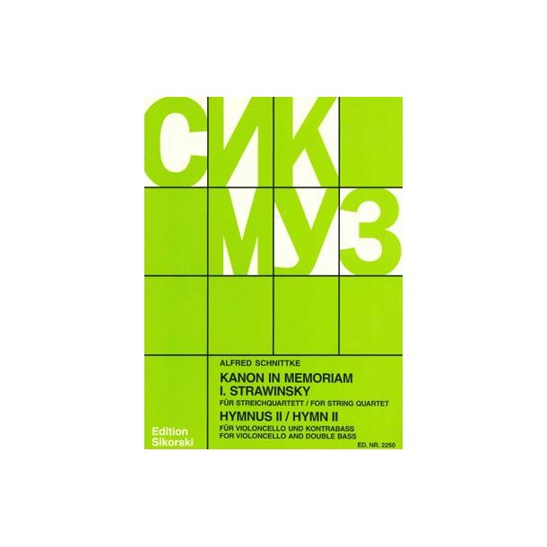 Schnittke,Alfred: Hymnus 2