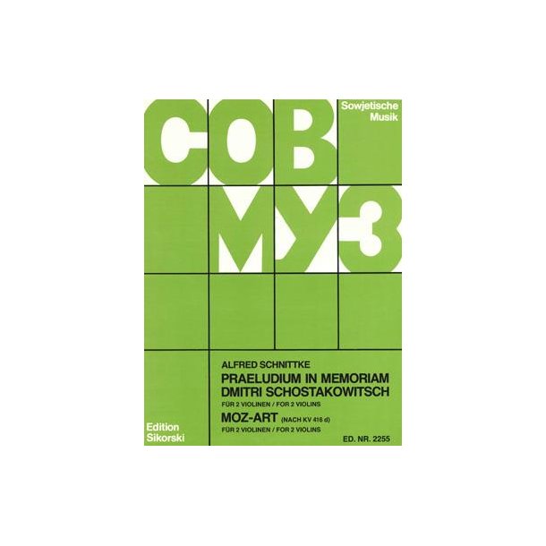 Schnittke,Alfred: Prelude In Memory Of Shostakovich