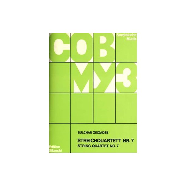 Zinzadse, Sulchan: String Quartet No 7