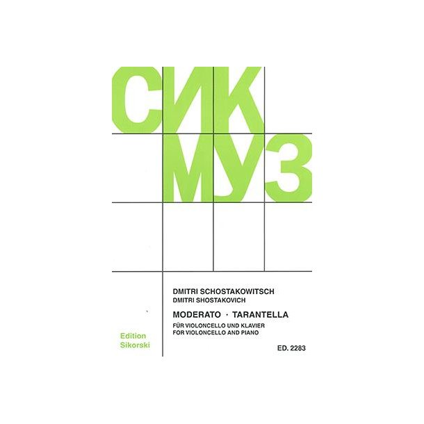 Shostakovitch,Dmitri: Moderato And Tarantella From Film Music Op 97