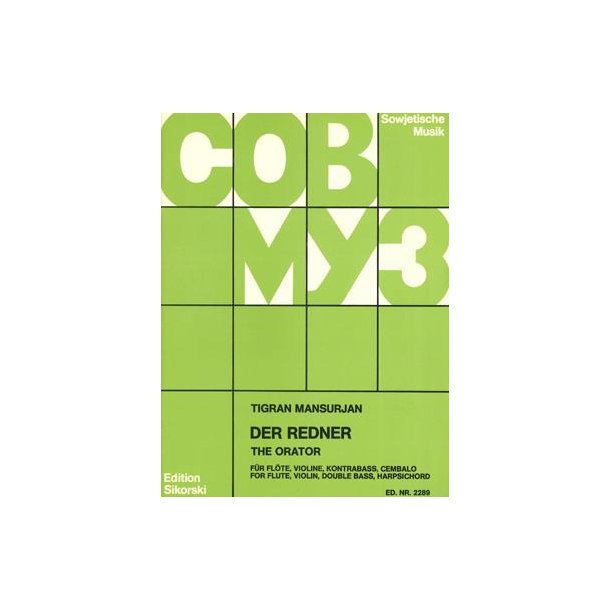 Manssurjan, Tigran: "Der Redner"