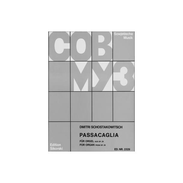 Dmitri Schostakowitsch: Passacaglia