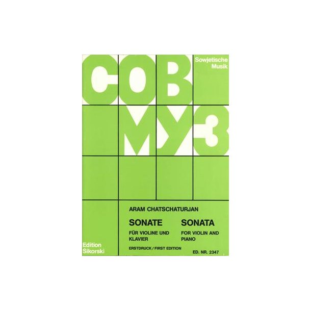 Aram Chatschaturjan: Sonate