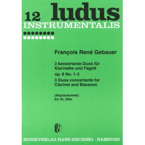 Francois Rene Gebauer: Six Concertante Duos Op 8 - Nos 1-3