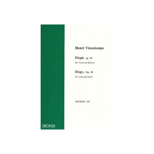 Henri Vieuxtemps: Elegy Op.30 (Viola/Piano)