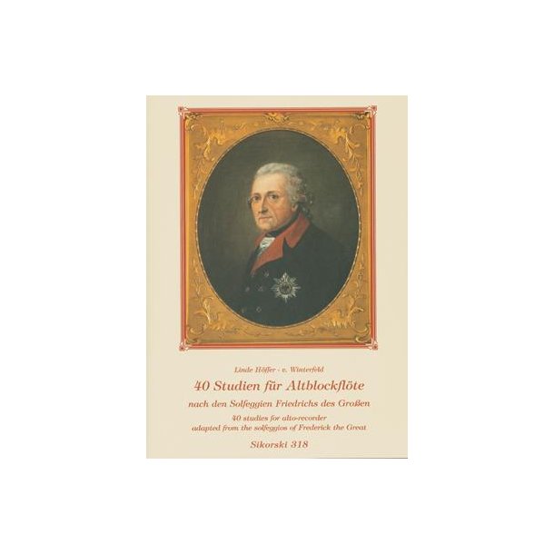 Linde Hoffer V. Winterfeld: 40 Studien Fur Altblockflote