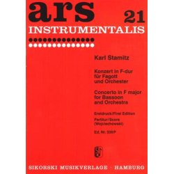 Karl Stamitz: Concerto In F Major For Bassoon And Orchestra - Score