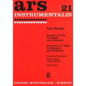 Karl Stamitz: Concerto In F Major For Bassoon And Orchestra - Score