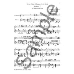 Georg Philipp Telemann: 2 Sonatas in D Minor and C - Treble Recorder And Guitar