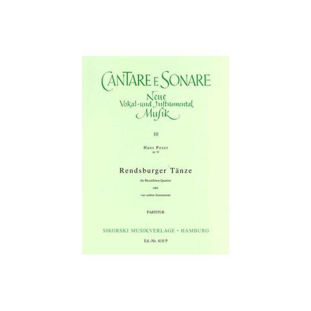 Hans Poser: Rendsburger Tanze Op.42
