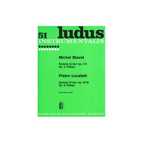 Blavet,Michel: Sonata Op 1/4 In G Major