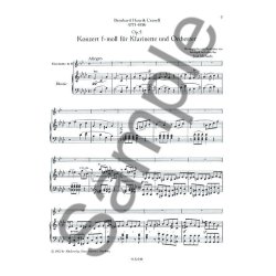 Bernhard Henrik Crusell: Concerto In F Minor For Clarinet And Orchestra Op.5 (Clarinet And Piano)
