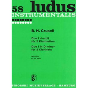 Bernhard Crusell: Duo No I In D Minor