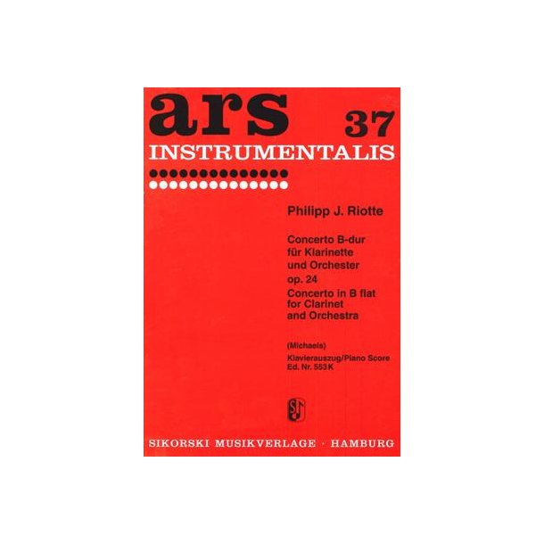 Riotte, P J: Concerto In B Major