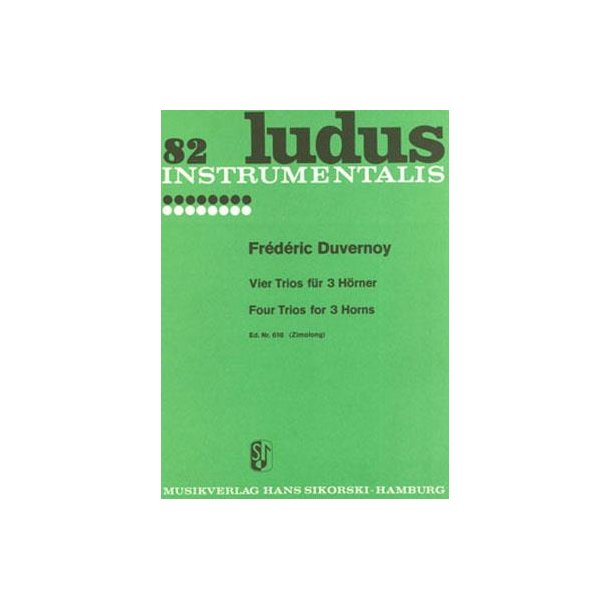 Duvernoy, F: 4 Trios