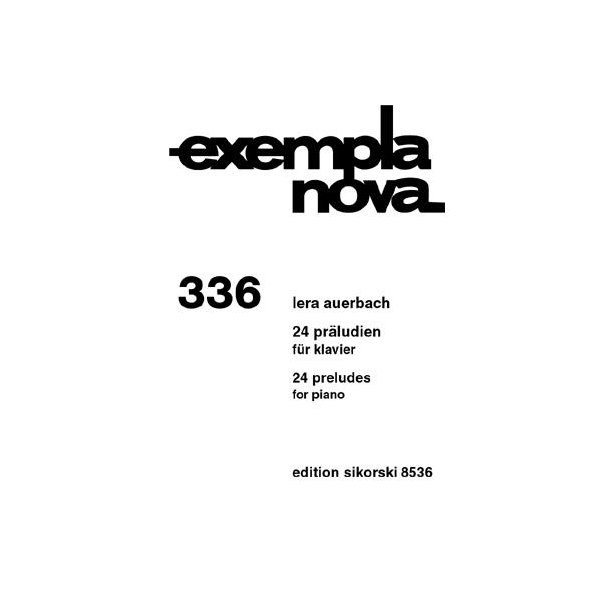 Lera Auerbach: 24 Pr&auml;ludien