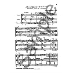 Jrgen Bentzon: Divertimento Op.2 (Score)