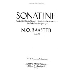Niels Otto Raasted: Sonatine Op. 44 (Score & Parts)
