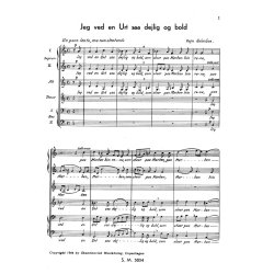 Vagn Holmboe: Jeg Ved En Urt Saa Dejlig Og Bold Op.36 (SATB)