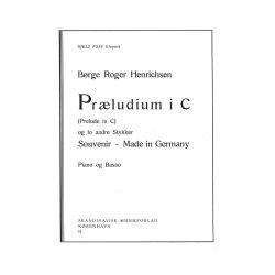 Brge Roger Henrichsen: Prelude In C And 2 Other Pieces (Piano and Double basso)