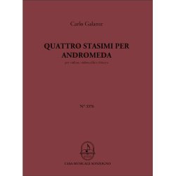 Quattro Stasimi Per Andromeda : per violino, violoncello e chitarra