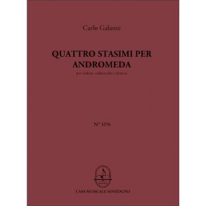 Quattro Stasimi Per Andromeda : per violino, violoncello e chitarra