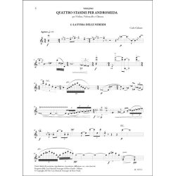 Quattro Stasimi Per Andromeda : per violino, violoncello e chitarra