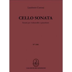 Sonata Per Violoncello E Pianoforte : per violoncello e pianoforte