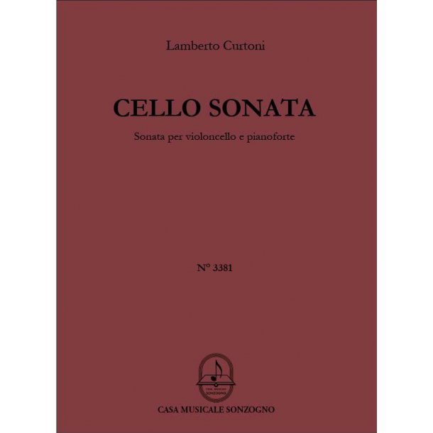 Sonata Per Violoncello E Pianoforte : per violoncello e pianoforte