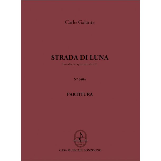 Strada Di Luna : Innodia per quartetto d'archi