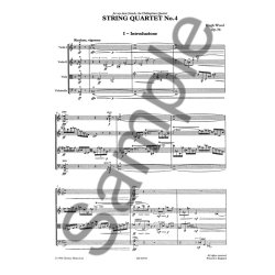 Hugh Wood; String Quartet No. 4 Op. 34 (Study Score)
