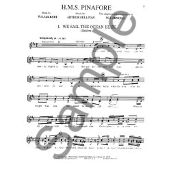 William S. Gilbert/Arthur S. Sullivan: H.M.S. Pinafore Choral Part (Adapted 2 Pt)
