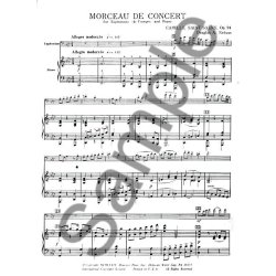 Camile Saint-Saens: Morceau De Concert (B.C. Euphonium/Piano)