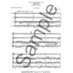 Paul Creston: Suite For Saxophone Quartet (Score And Parts)