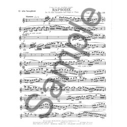 Paul Creston: Rhapsodie For Alto Sax And Organ Op.108a