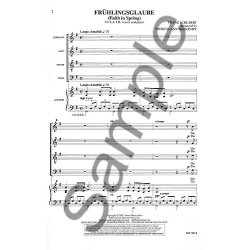Schubert And  Weinandy: Fruhlingsglaube (Faith In Spring) For Soprano, Alto, Tenor And Bass