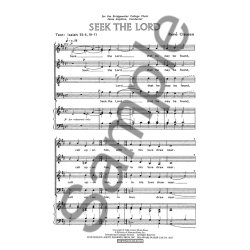 Rene Clausen: Seek The Lord (SATB)