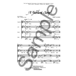 Rene Clausen: A Jubilant Song (SATB)