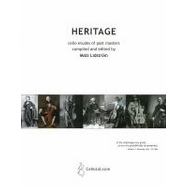 Heritage : Cello Etudes Of Past Masters
