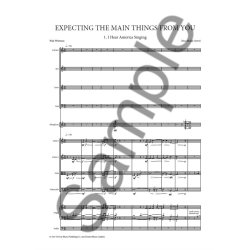 Nico Muhly: Expecting The Main Things From You (Full Score)