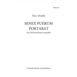 Nico Muhly: Senex Puerum Portabat (Brass Parts)