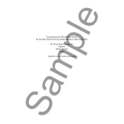 Nico Muhly: Far Away Songs (Score/Parts)