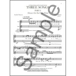 Nico Muhly: Three Songs  (For Tenor, Violin And Drone)