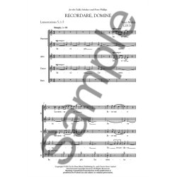 Nico Muhly: Recordare, Domine (Unaccompanied SATB Chorus)