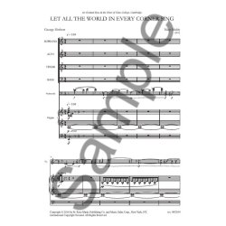 Nico Muhly: Let All The World In Every Corner Sing (Vocal Score)